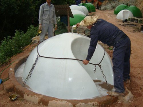 Bể biogas composite: lợi ích cho trang trại chăn nuôi